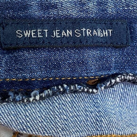 Lucky Brand Jeans Womens 12/31 (33x32) Sweet Straight Mid Rise Classic Y2K Denim - Picture 7 of 12